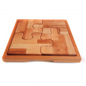 Daska za sečenje i serviranje Puzzle sa tacnom