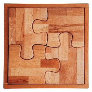 Daska za sečenje i serviranje Puzzle sa tacnom